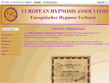 Tablet Screenshot of hypnoseverband.eu